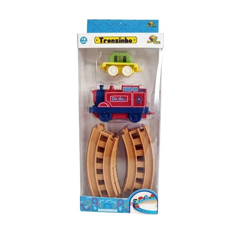 Trem De Brinquedo Com Trilho A Pilha Locomotiva Infantil - Shop Macrozao