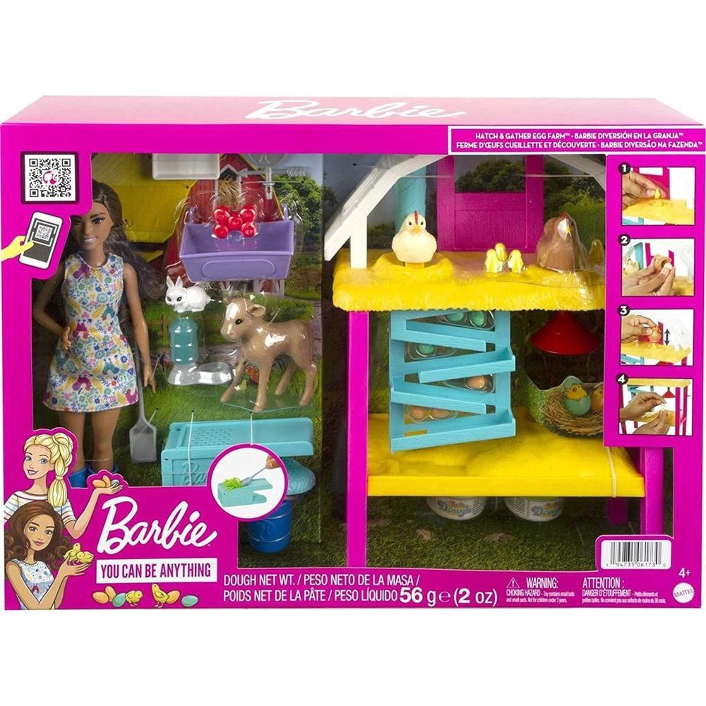 Boneca E Playset - Salão De Beleza E Barbie Fjb36 Mattel