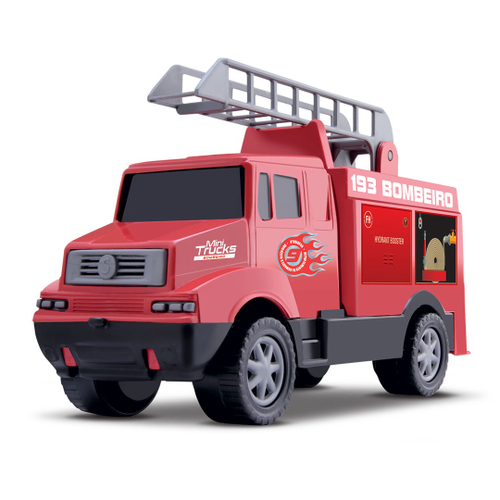 Kit Brinquedo Caminhão Bombeiro Fire Rescue - Chic Outlet