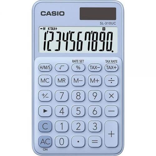 Calculadora Casio Mini De Mesa Visor Grande MS 7UC LB em Promo o