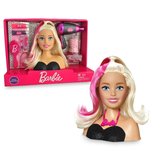 Boneca Barbie Styling Head Faces Para Maquiar Com Acessórios na Americanas  Empresas