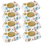 Lenço Umedecido Mili Love & Care 8 Pacotes c/ 100