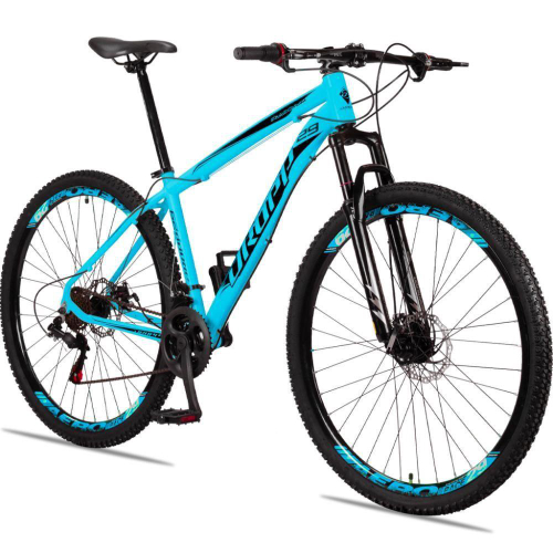 Bicicleta Dropp Aluminum T17 Aro 29 Susp. Dianteira 21 Marchas - Azul/preto