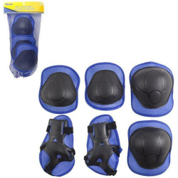 Kit de proteção radical infantil para bike skate patins joelheira cotoveleira E protetor de pulso é boa?