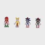 Boneco Blocos De Montar Sonic Tails Knuckles Silver Shadow em Promoção na  Americanas