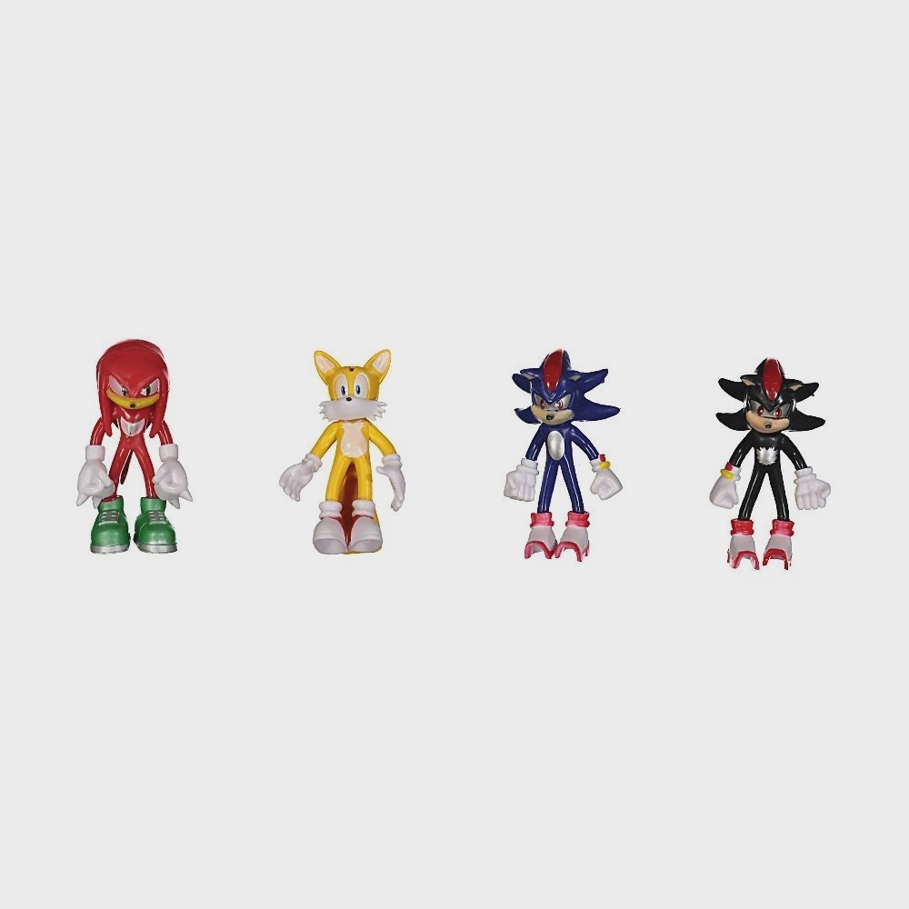 Kit 4 Bonecos Sonic 12 cm E Sua Turma do Sonic. em Promoção na Americanas