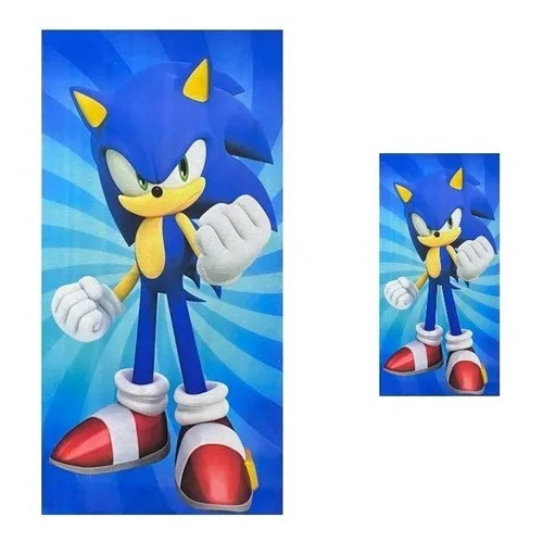 Sonic 2 Fantasia infantil de luxo do filme Sonic, Conforme mostrado., M