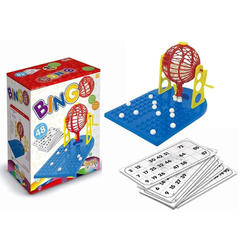 Bingo Infantil Jogo Brinquedo Globo 24 Cartelas 90 Bolinhas