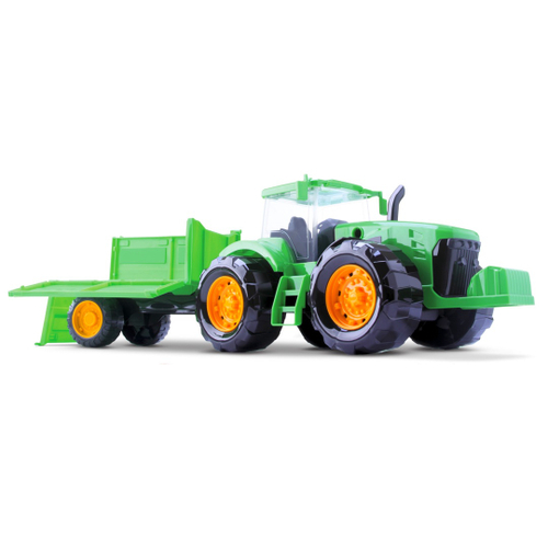 Carreta Brinquedo Cegonha Gigante Verde Fh12 Roma 80cm