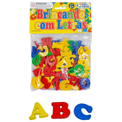 Jogo Educativo abc Maiusculas e Minusculas 96 Pcs + 4 Anos no Shoptime