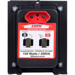 Auto Transformador Inversor 110V 220V 150W 200va Em Cobre Menor preço em Auto Transformador Inversor 110V 220V 150W 200va Em Cobre