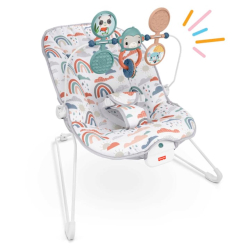 Cadeira de Descanso Bouncer Fisher Price Diversão no Arco-Íris - GWV94 Menor preço em Cadeira de Descanso Bouncer Fisher Price Diversão no Arco-Íris - GWV94