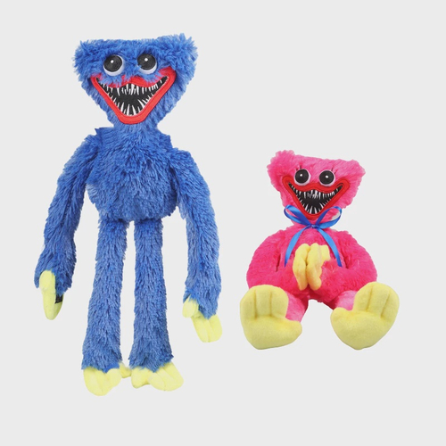 Poppy Playtime Kit Pelúcia 2 Unidades Personagem Huggy Wuggy E Poppy 40cm  (Azul E Rosa) em Promoção na Americanas