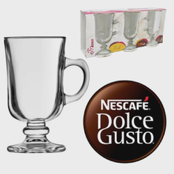 Xícaras Dolce Gusto 120ml Caneca Copo Vidro Para Cappuccino Café Expresso - KIT-3 Peças é boa?