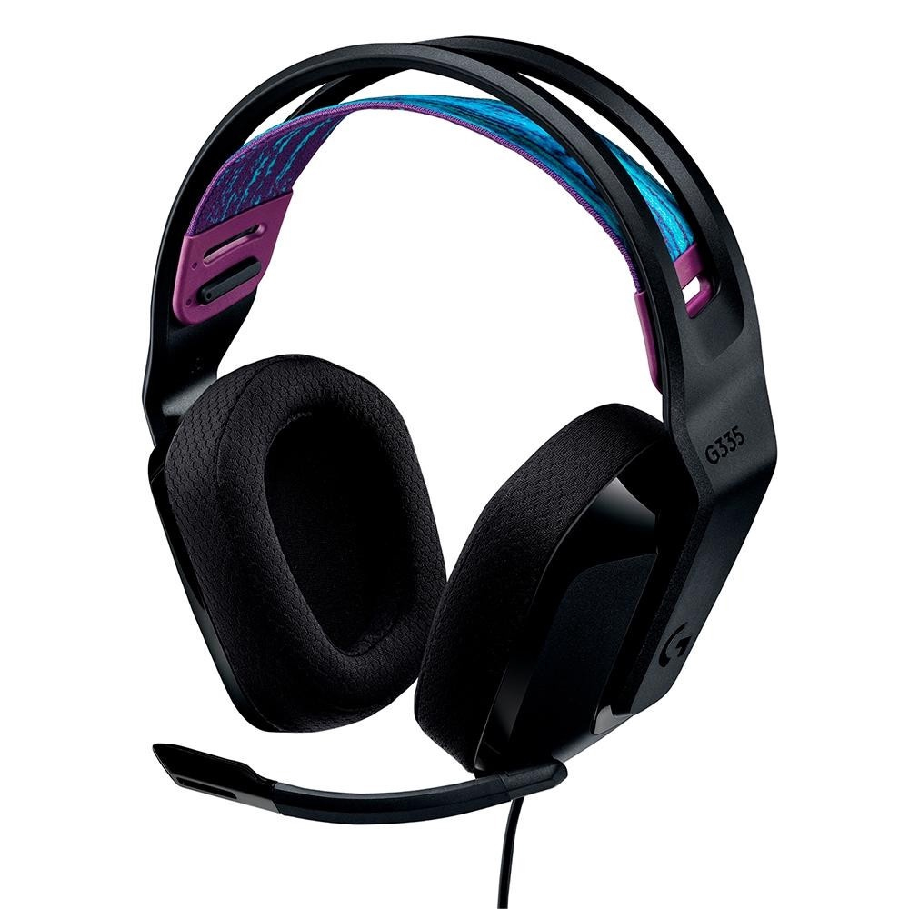 Imagem do produto Headset Gamer Logitech G335 3.5mm Driver 40mm Arco Ajustável em Americanas