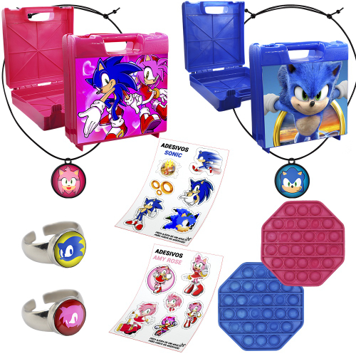 Fantasia Sonic Azul Infantil Cosplay Halloween Dry no Shoptime