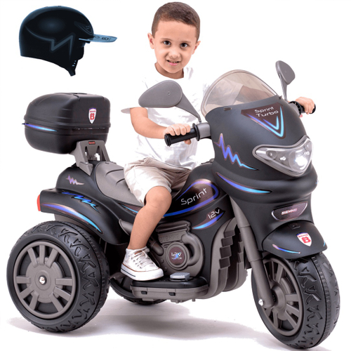 Moto Elétrica Infantil Super Moto GT Turbo Bandeirante