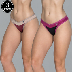 Kit 3 Tanga Luxo Microfibra Calcinha Lingerie Sexy Confortável Sensual é ruim? Kit 3 Tanga Luxo Microfibra Calcinha Lingerie Sexy Confortável Sensual é boa?