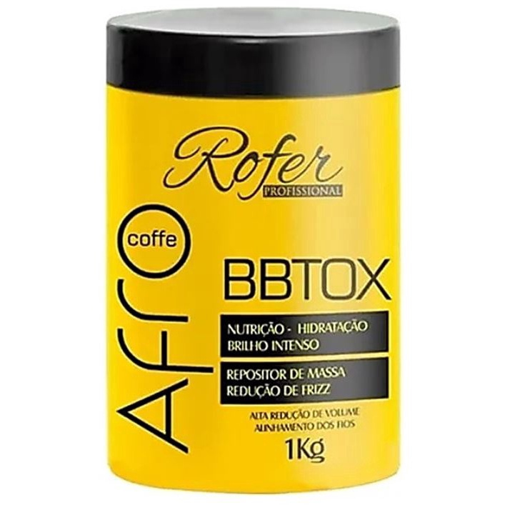 Botox Capilar Profissional De Cafe Afro Rofer Com Formol 1kg No Shoptime