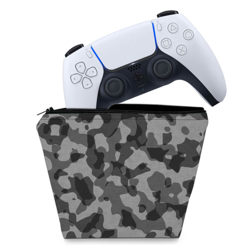 Controle Sem Fio Dualsense PlayStation 5 Cinza Camuflado