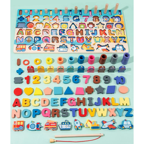 LIQU-Colorido Jogo De Madeira Board para Crianças, Clip Beads, Contando Jogo  De Correspondência, Matemática Brinquedo Educativo - AliExpress