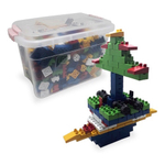 Brinquedo Infantil Super Blocos De Montar (Similar Lego) 84 Peças Color -  Brinquedos Didáticos Pecinhas De Montar PakiToys em Promoção na Americanas