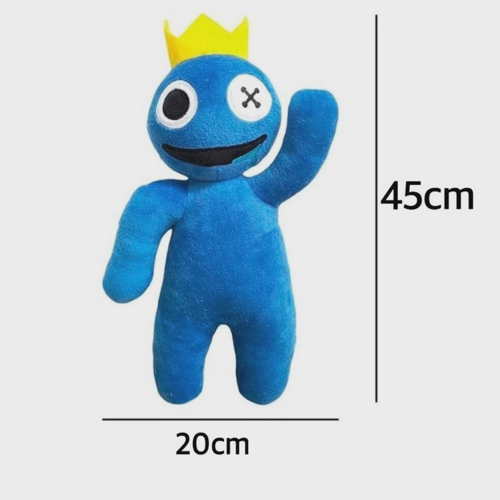 Boneco Azul Babão Rainbow Friends Jogo Roblox Blue Pelúcia em