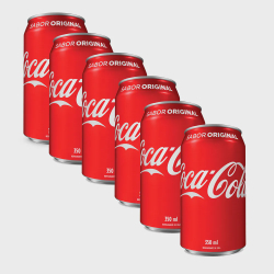 Kit 6 Refrigerante Coca Cola Lata 350ml cada é boa?