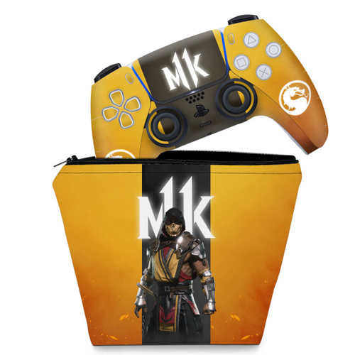 KIT PS5 Capa e Case Controle - God of War Ragnarok Edition - Pop