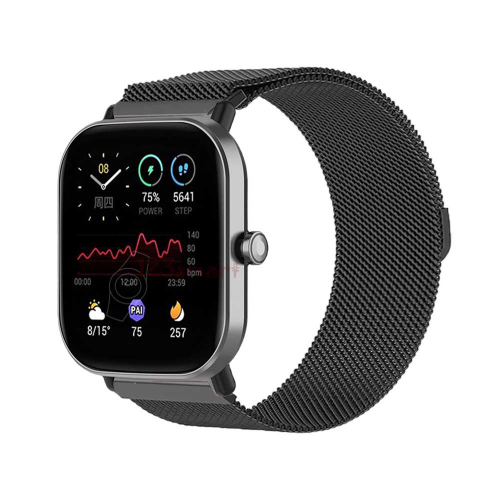 Relógio Smart Watch T80 Preto + 2 Pulseiras + Fone +película