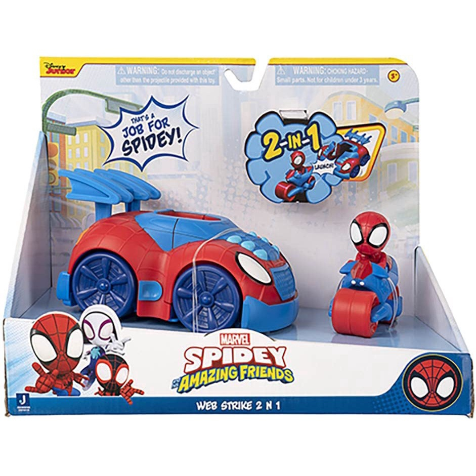 Spidey & Friends Carro Homem-Aranha com Luz e Som