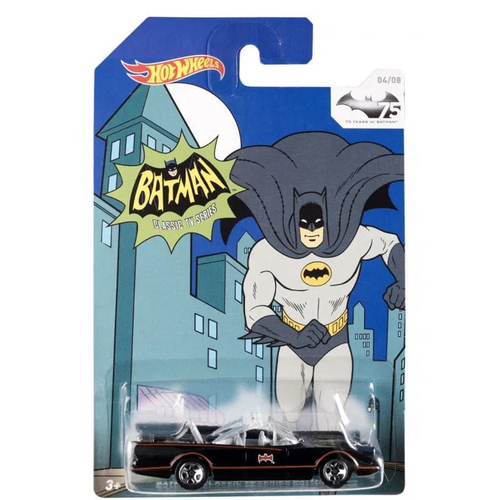 Hot Wheels Batman Cassic Tv Series Batmobile Mattel no Shoptime