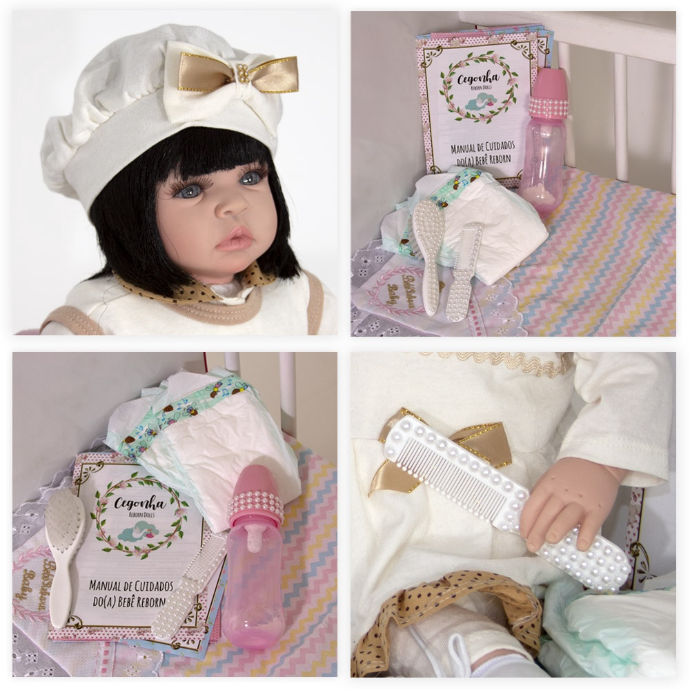 Bebe Reborn Barata Baby Alive Que Fala Realista Princesa no Shoptime