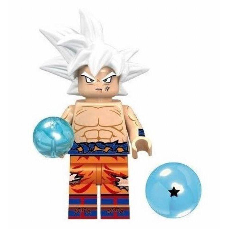 Boneco Bloco Montar Goku Instinto Superior Dragão Ball