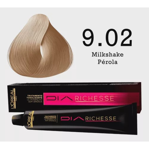 Resenha: Loreal Dialight 9.02 Milkshake pérola (Richesse)