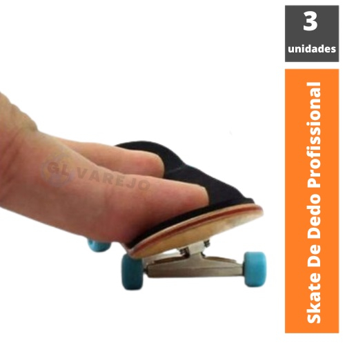 Kit Skate de Dedo Profissional - Fingerboard