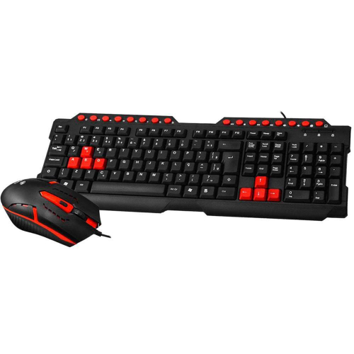 Teclado e mouse para jogos retroiluminado USB com fio - Cv Buy