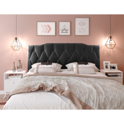 Cabeceira para cama Cancun – todas as medidas - cinza - Casal 1,40m x 55 cm 1,60m x 55 cm Menor preço em Cabeceira para cama Cancun – todas as medidas - cinza - Casal 1,40m x 55 cm 1,60m x 55 cm