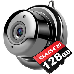 Mini Câmera Segurança V380 Wifi + Cartão 128GB HD Bateria 1080p P2p Filmadora Escondida Discreta é boa?