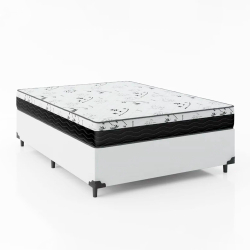 Cama Box Viúva 128 Sintético Branco com Colchão Espuma D33 One Face - Bello Box - 57X128X188 é boa?