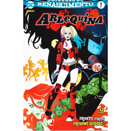 Boneca Arlequina (harley Quinn) Toddler - Liga da Justiça - MP Brinquedos