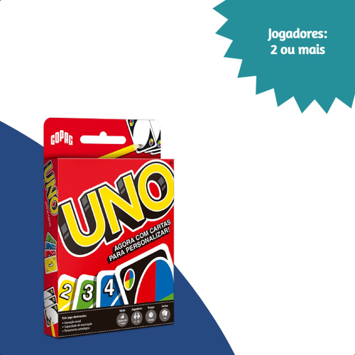 Jogo de cartas - Uno - 114 Cartas - Copag