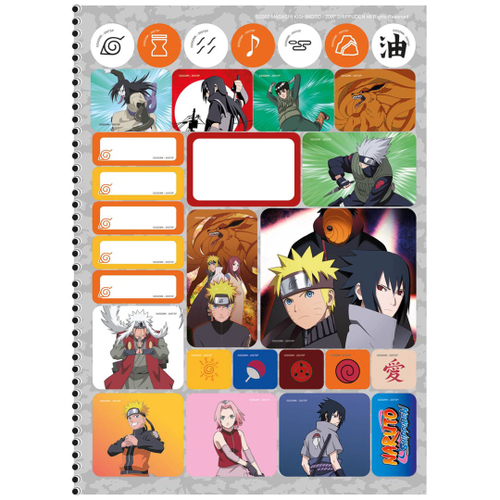 Caderno Escolar 1 Materia Naruto Shippuden Sakura sasuke em Promoção na  Americanas