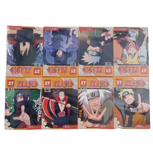 Kit Com Bonecos Anime Naruto Para Montar Cole O Exclusivo Submarino