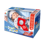 Boneca Bebe Reborn Laura Baby Dreams Nuno com Mecanismo Ri, Chora e Faz Som  - Shiny Toys 000685