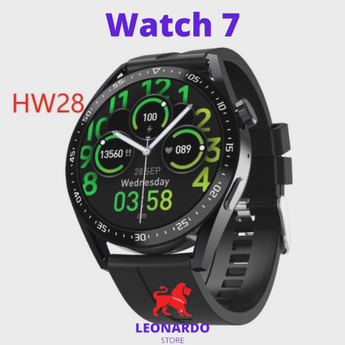 Relogio Digital Masculino Smart Watch Redondo Hw3 Max Brinde