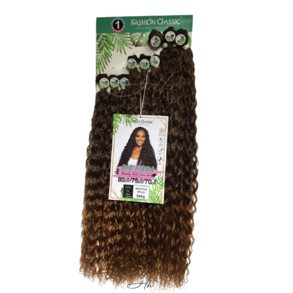 Cabelo Orgânico Bio Fibra Lindona Fashion Classic 300G, cabelo