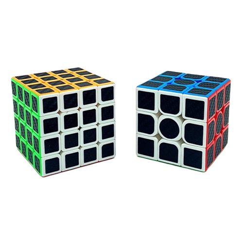 Kit Cubo Mágico Quebra Cabeça Profissional MoYu 2x2 3x3 4x4 - Cubo