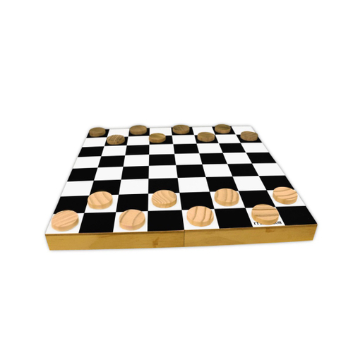 Jogo de Damas Madeira - Checkers