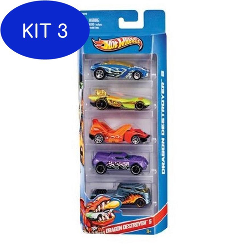 Carrinho Colecionador Hot Wheels Kit C/ 10 Unidades Sortidos